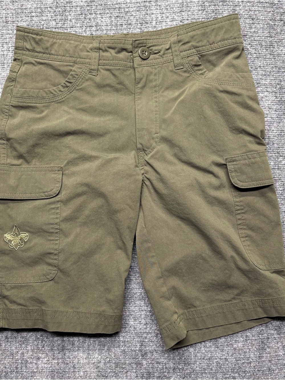 Boy Scouts Of America Uniform Cargo Shorts Youth Size 12 Gorpcore Outdoors BSA